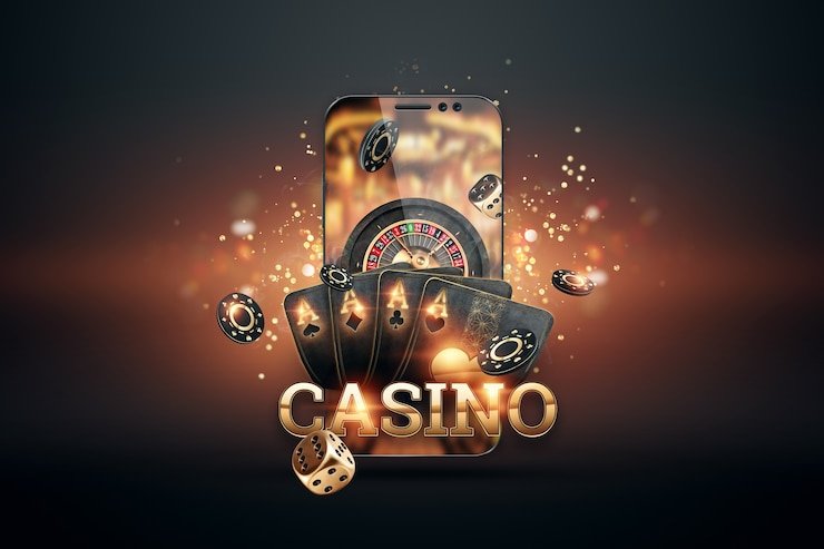 Suasana kasino virtual dengan meja putar dan dealer profesional dalam permainan live