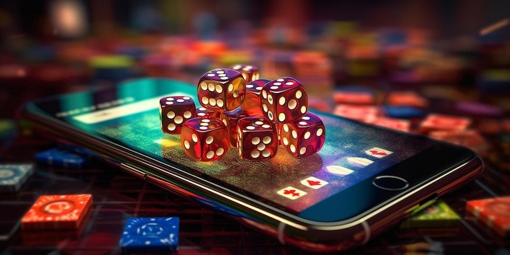 Smartphone menampilkan tampilan halaman download oficial apk lotto03